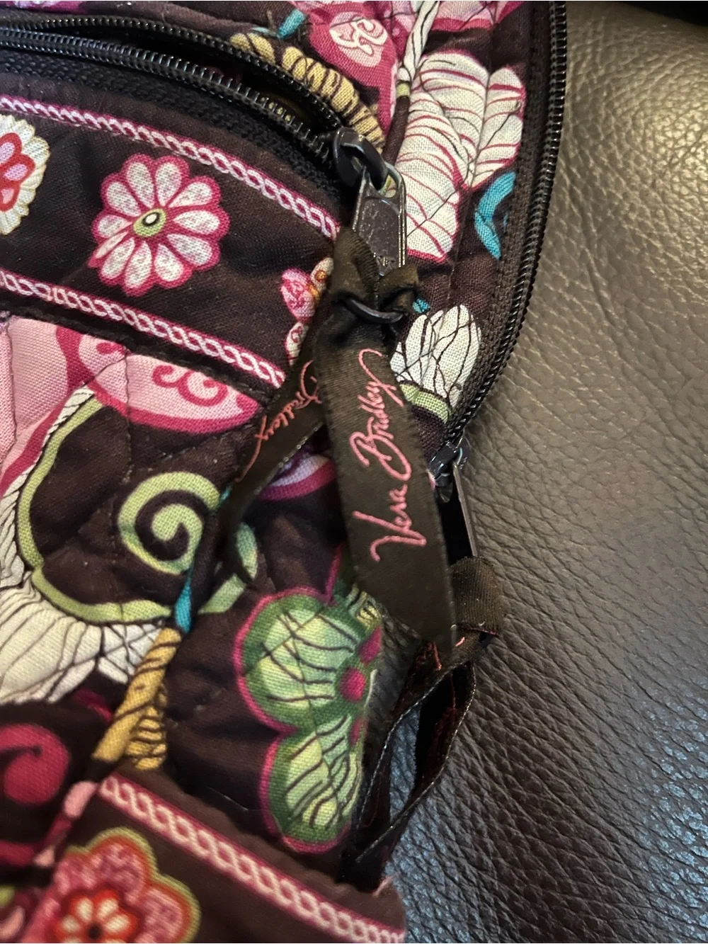 Excellent Retired Print Vera Bradley Small Bookbag